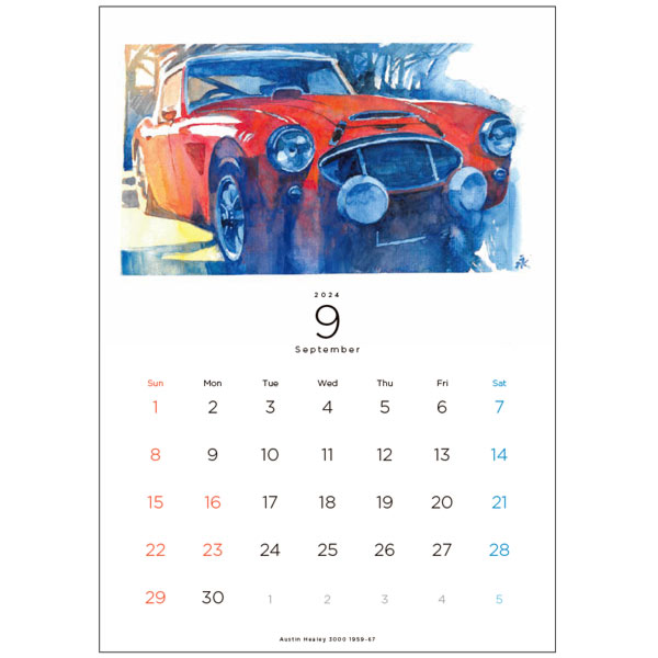 CAR GRAPHIC 2024 Calender