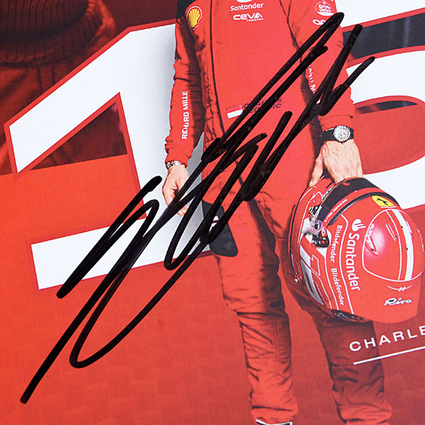Scuderia Ferrari 2023 Drivers Card -Charles Leclerc Signed-
