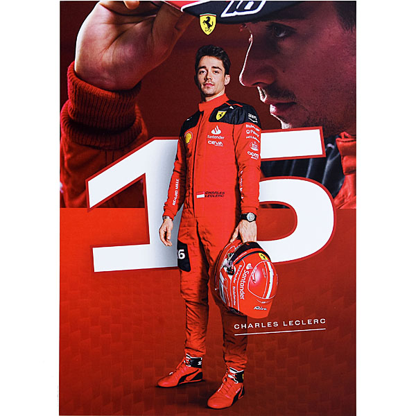 Scuderia Ferrari 2023 Drivers Card -Charles Leclerc-