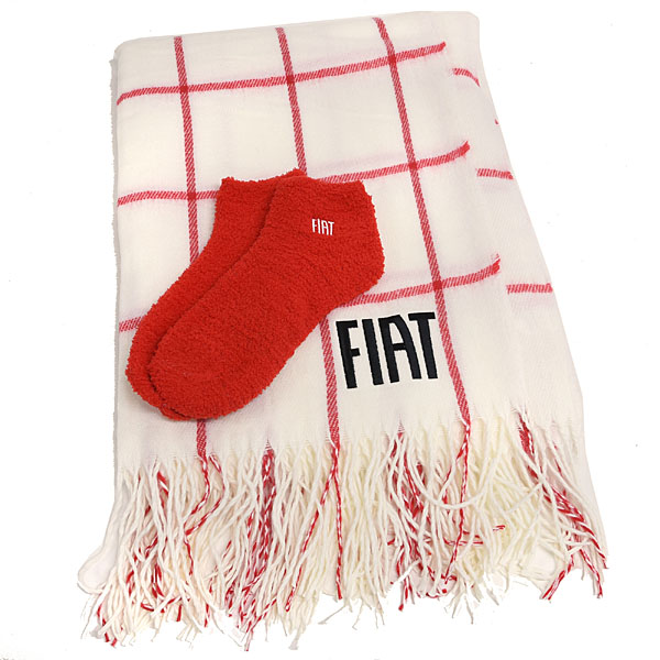 FIAT Genuine Blanket & Socks Set