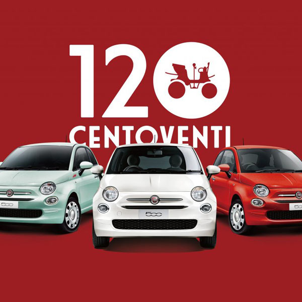 FIAT 500 Super Pop Centovent Badge Set