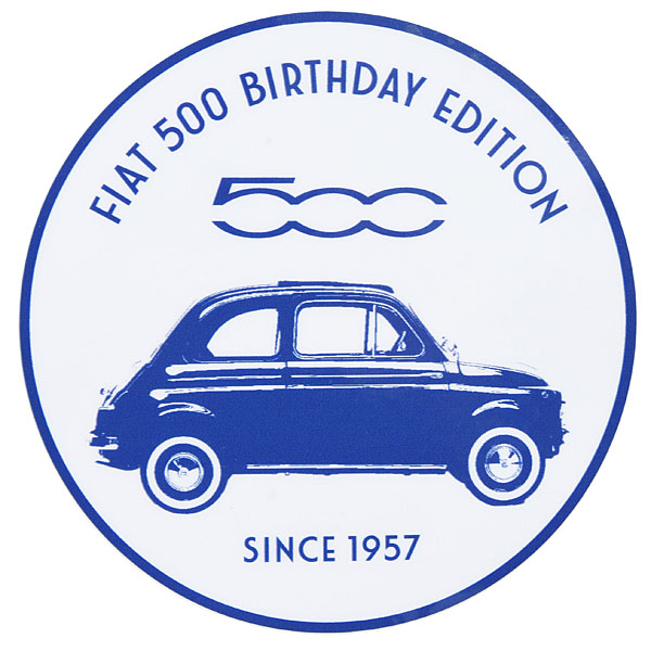 FIAT 500 BIRTHDAY Edition Sticker for Rear Gate