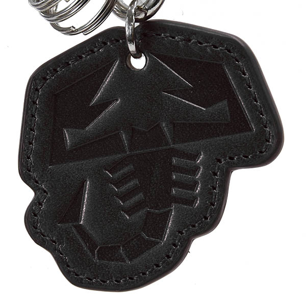 ABARTH Genuine Leather Scorpione Keyring