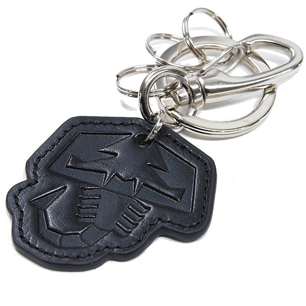 ABARTH Genuine Leather Scorpione Keyring