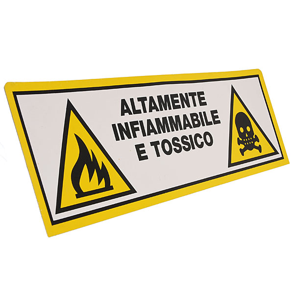 Italian Warning Plate (Yellow)