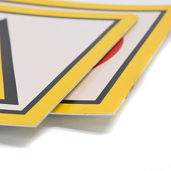 Italian Warning Plate (Yellow)