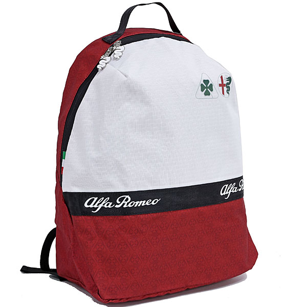 Alfa Romeo Official Sports Backpack(White/Red)