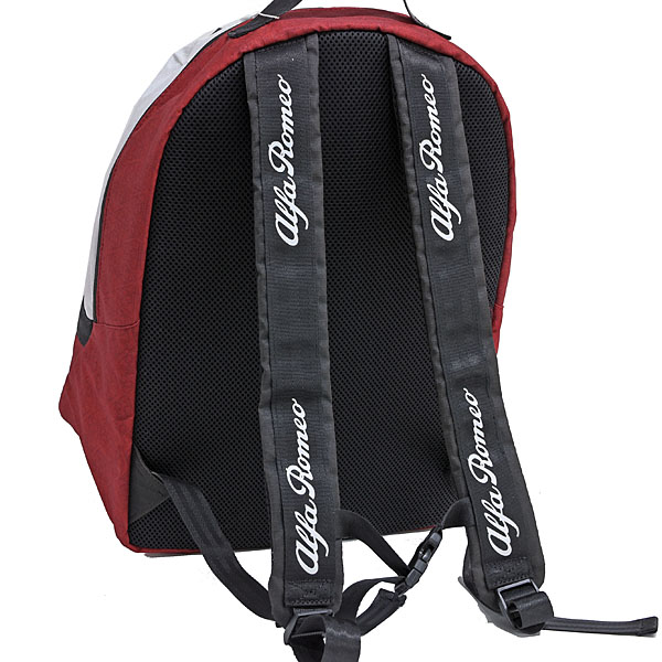 Alfa Romeo Official Sports Backpack(White/Red)