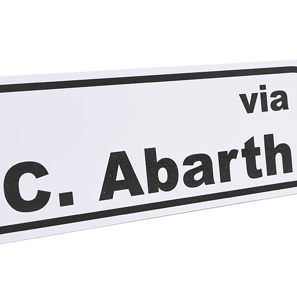 ABARTH CLUB TORINO Carlo ABARTH Street plate