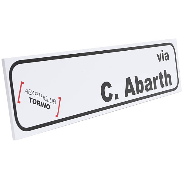 ABARTH CLUB TORINO Carlo ABARTH Street plate