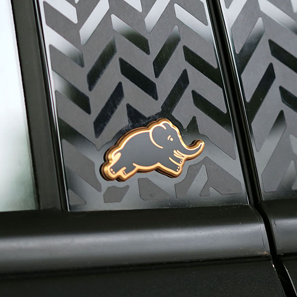 LANCIA Genuine Ypsilon Elefantino Emblem(Nero)