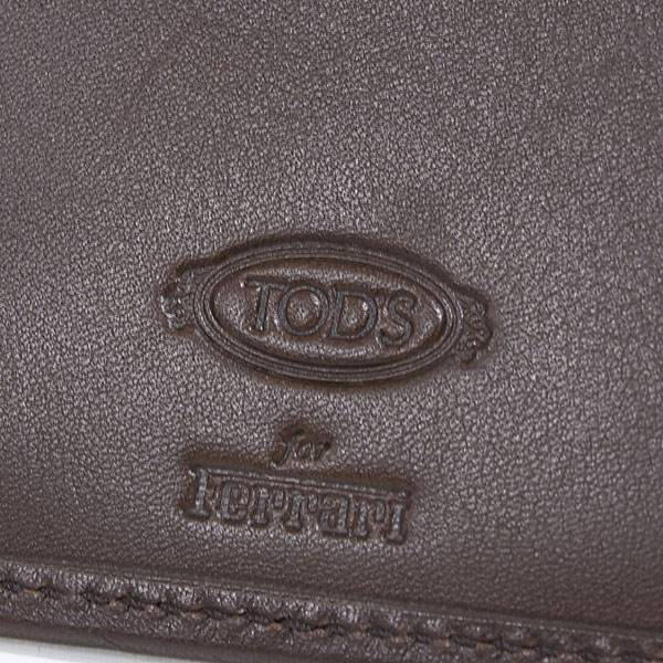 Ferrari Leather Wallet byTODS (Brown)