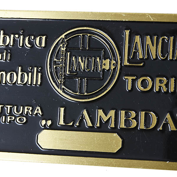 Lancia Lambda chassis plate