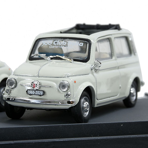 1/43 FIAT 500D+Giardiniera 1960-2020 60th Anniversary Miniature Model - FIAT 500 CLUB ITALIA