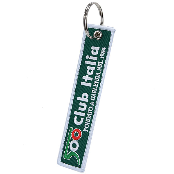 FIAT 500 CLUB ITALIA Official Ribbon Key Ring
