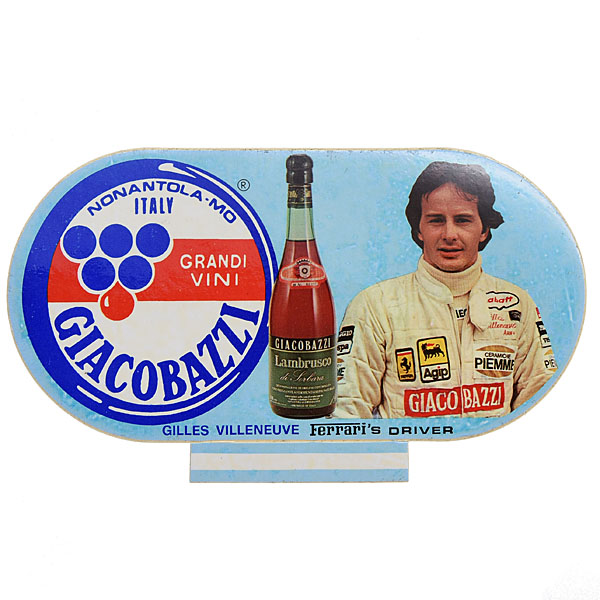 Gilles Villeneuve GIACOBAZZI Promotion Sticker