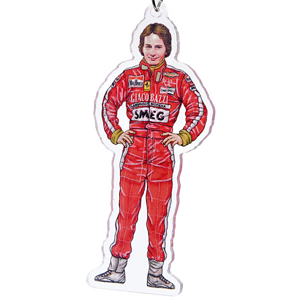 Gilles Villeneuve Acrylic Keyring (Gilles) Limited Edition