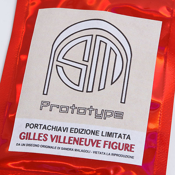 Gilles Villeneuve Acrylic Keyring (Gilles) Limited Edition