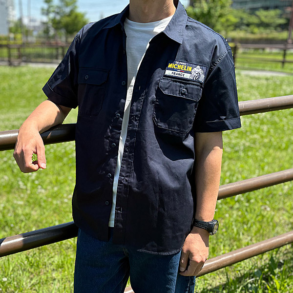 MICHELIN Official Work Shirts -Pneu-(Navy)
