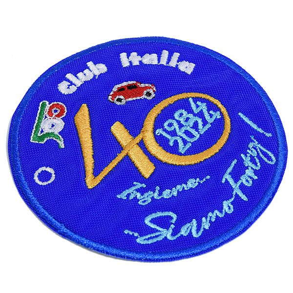 FIAT 500 CLUB ITALIA 40 anni Patch
