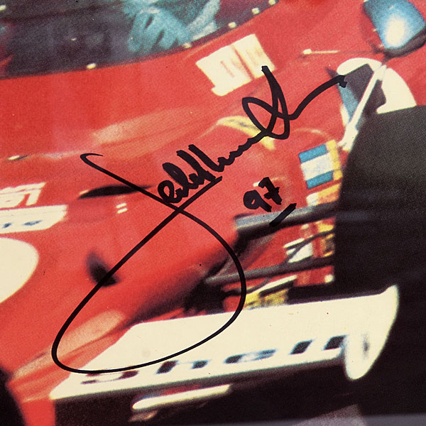 Scuderia Ferrari 312-B2 Jacky ICKX Autographed Poster