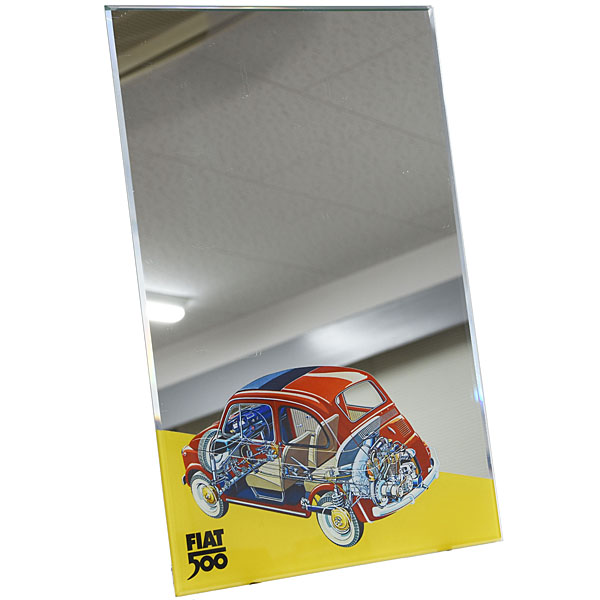 FIAT Official Nuova 500 Wall Mirror (Vertical)