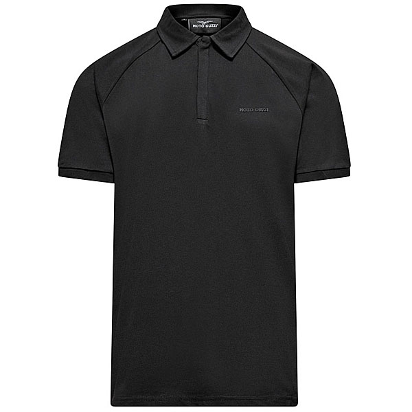 MOTO GUZZI Official ESSENTIAL Polo Shirt (Black)