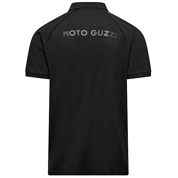 MOTO GUZZI Official ESSENTIAL Polo Shirt (Black)