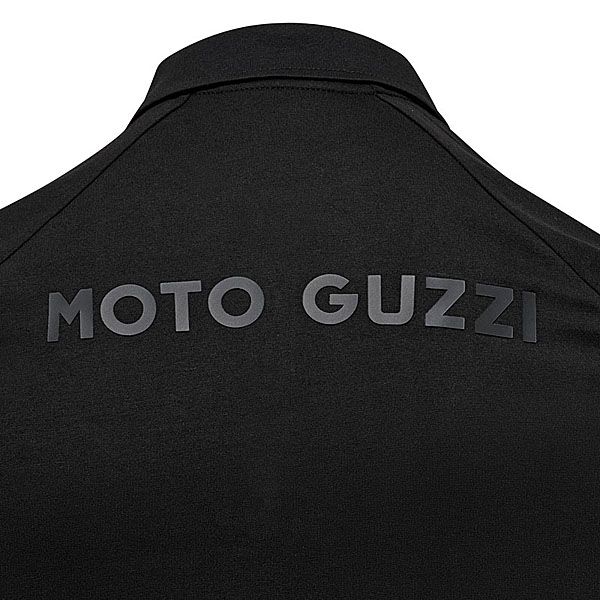 MOTO GUZZI Official ESSENTIAL Polo Shirt (Black)