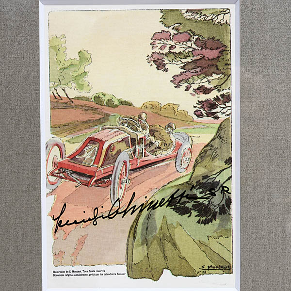 LUIGI CHINETTI autographed post card