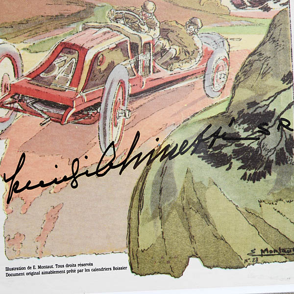 LUIGI CHINETTI autographed post card