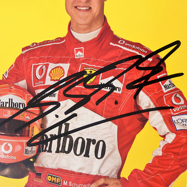 Scuderia Ferrari 2005 Driver's Card autographed by M. Schumacher