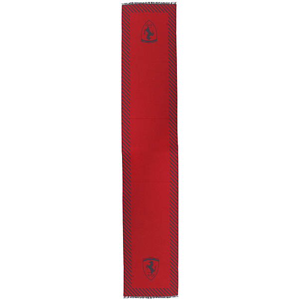 Ferrari Genuine Bicolor Wool Scarf