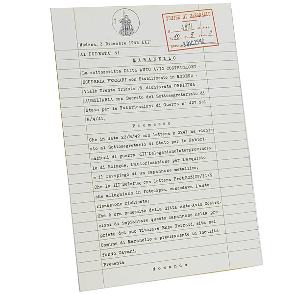 Scuderia Ferrari Auto Avio Costruzioni founding document (copy)