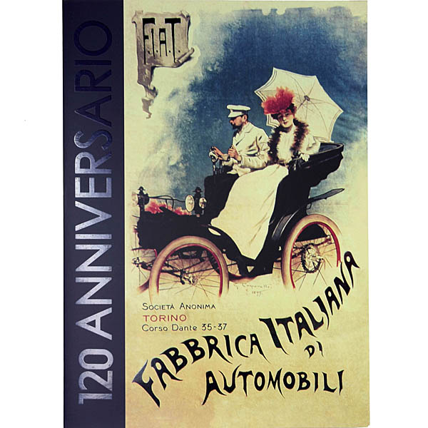 FIAT 120th Anniversary Memorial Stamp Set by Poste Italiane