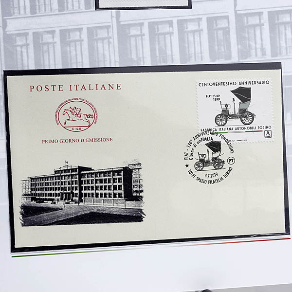 FIAT 120th Anniversary Memorial Stamp Set by Poste Italiane