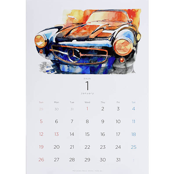 CAR GRAPHIC 2025 Calender