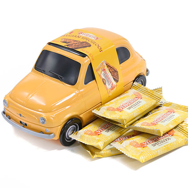 FIAT nuova 500 type caramel biscuit tin By VERMEIREN