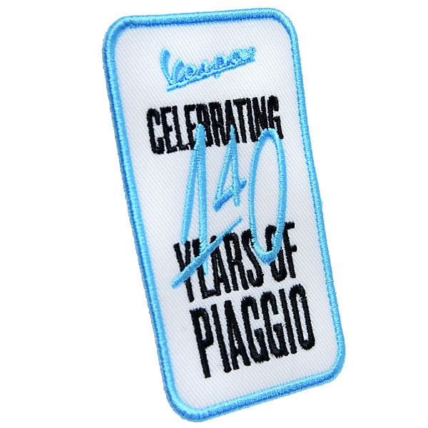 Vespa Official WD Patch (Square)-140 YEARS-