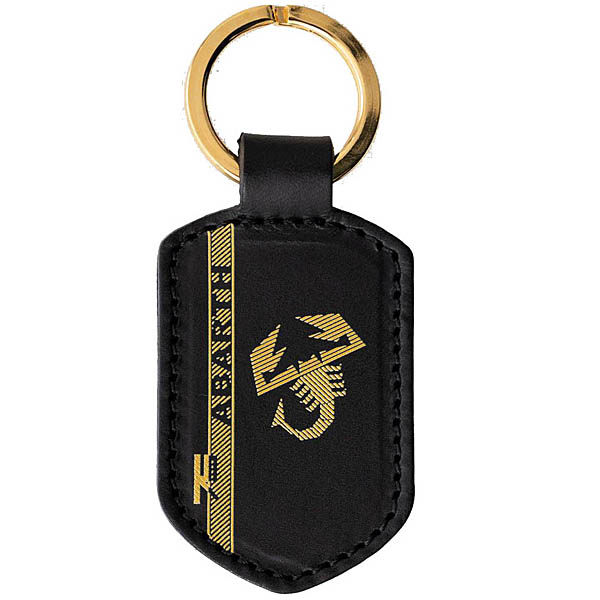 ABARTH Official Leather Keyring-75 th Anniversary-