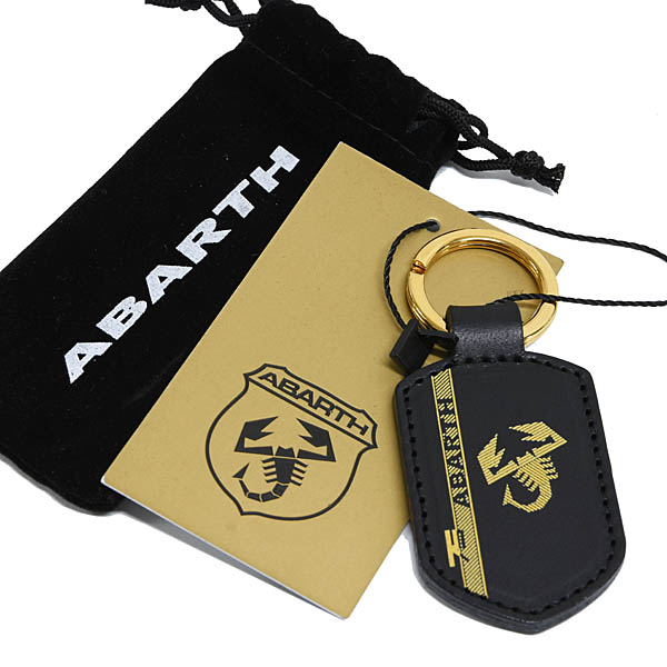 ABARTH Official Leather Keyring-75 th Anniversary-