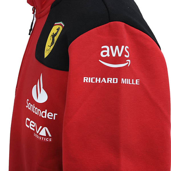 Scuderia Ferrari 2023 crew issue zip-up Felpa