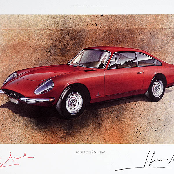 Pininfarina Ferrari 365GT Design Sketch