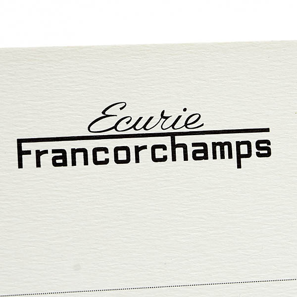 Ferrari Francorchamps Invitation Card