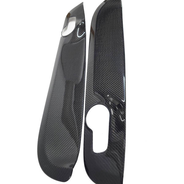 Door Panel Plates for FIAT500 / ABARTH595 by Maestro (Real Carbon)