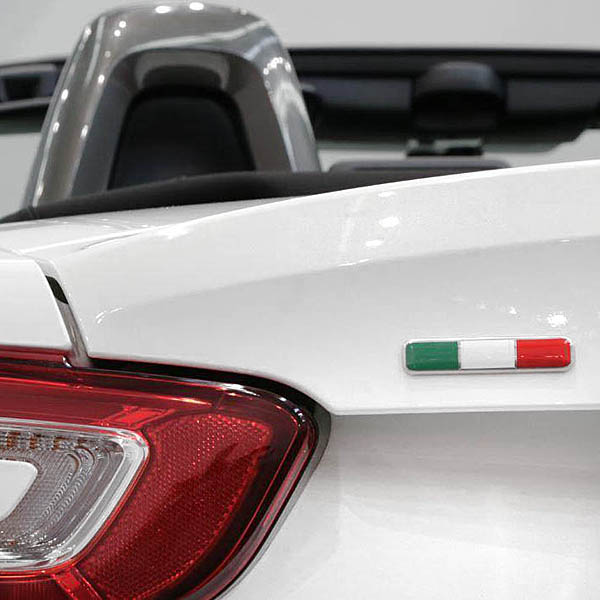 ABARTH Genuine 124spider Italian Flag Emblem