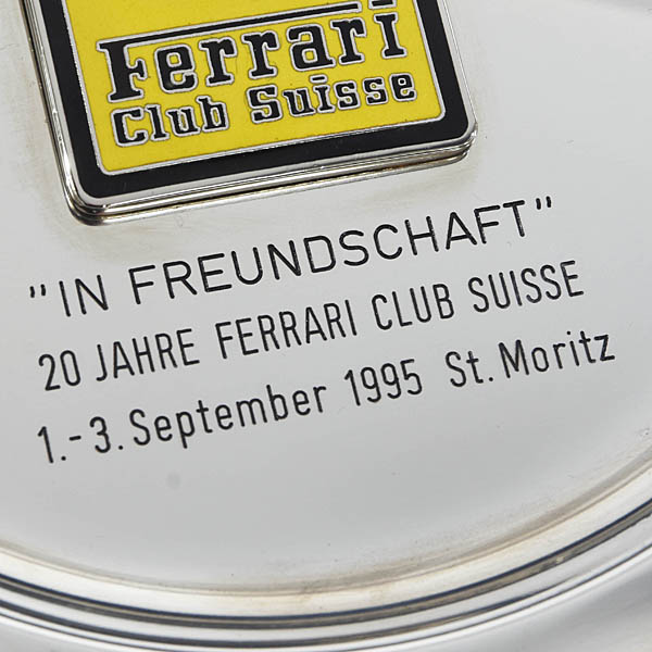 FERRARI CLUB SUISSE 20th Anni. Plate 