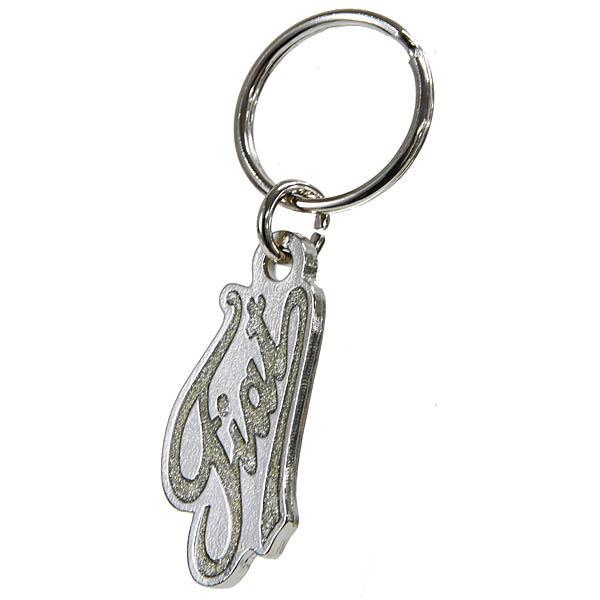 FIAT Official Vintage Logo Metal Keyring