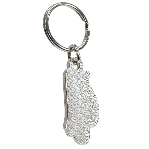 FIAT Official Vintage Logo Metal Keyring