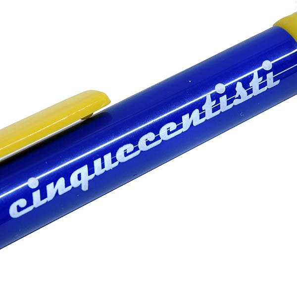 ABARTHISTI/Cinquecentisti Ball Point Pen (Blue/Yellow)